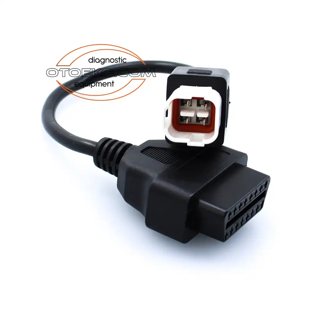 كابل ووصلة الفحص والتشخيص الصناعية Yamaha 4 Pin - Obd2 (Yamaha) عالية الاعتمادية - 7